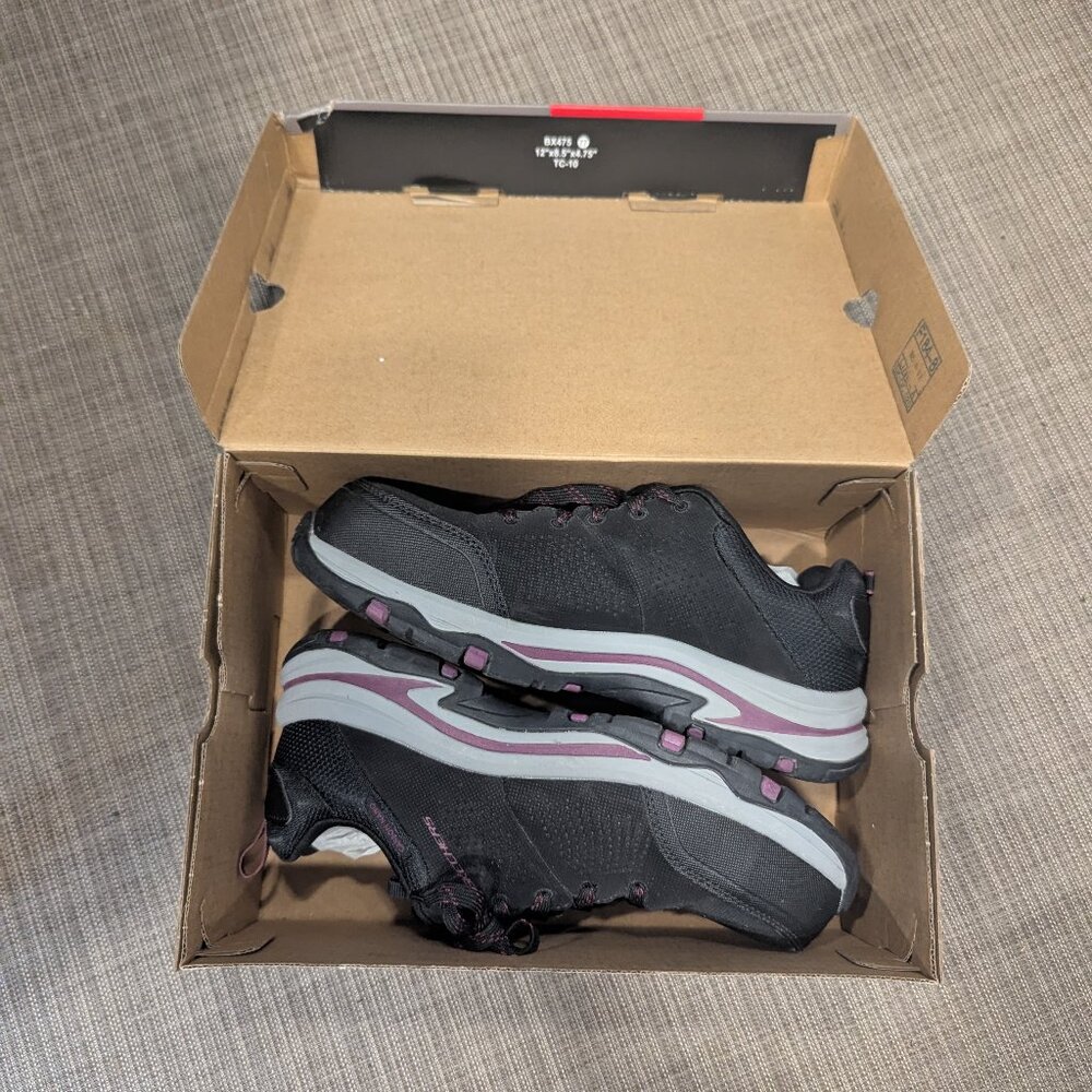 Sketchers Slip Resistant Safety Shoes Women's Air Cooled Memory Foam Size 8W